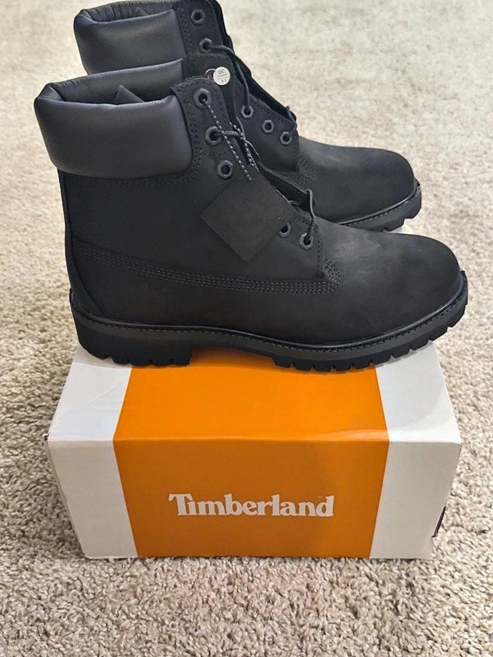Timberland 6-Inch Premium Waterproof Boot Boots Black US 7.5 M